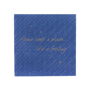 Our custom Bright Sky Cocktail Napkins - 2 Color with Shiny Champagne Foil and Satin Copper Penny Foil will look fabulous with your unique touch. Your guests will agree!