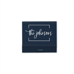 Our custom Natural Black 30 Strike Matchbook with Matte White Foil are a must-have for your next event—whatever the celebration!