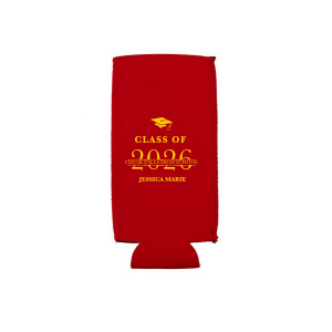 ForYourParty's elegant Round Can Cooler is good for use in Graduation themed parties and can be customized to complement every last detail of your party.