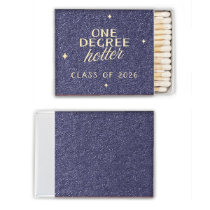 ForYourParty's chic Shimmer Navy 30 Strike Matchbook with Matte White Foil is good for use in Wedding themed parties and can be customized to complement every last detail of your party.