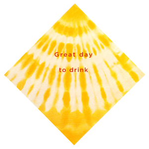 Our beautiful custom White Cocktail Napkin with Matte Black Foil couldn't be more perfect. It's time to show off your impeccable taste.