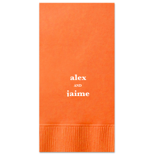 See You Tomorrow Napkin Classic Paper Guest Towel (Foil)
