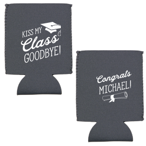 Kiss My Class Grad Can Cooler