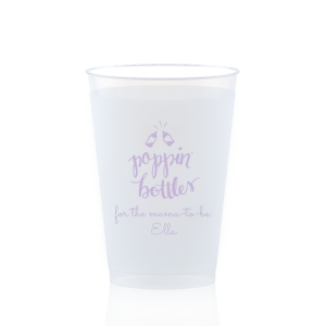 Get the party started with the Poppin' Bottles Cup! Featuring spritzing bottles and a lively script, this design screams celebration. Perfect for those unforgettable moments where champagne pours and joy abounds.