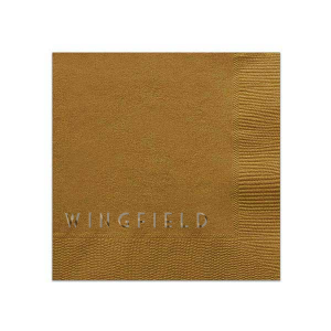 The Elegant Family Surname Embossed Statement Napkin offers a touch of refined elegance. Featuring the family's last name boldly embossed in all caps along the lower edge, its simplicity exudes sophistication. Showcasing only their last name, this design makes a powerful statement of unity and legacy, marking a distinctive presence and shared journey. 