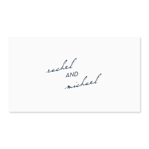 Our custom White Small Round Label with Matte Navy Ink Label Print Colors are a must-have for your next event—whatever the celebration!