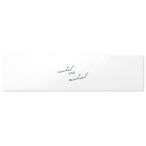 Our custom White Small Round Label with Matte Navy Ink Label Print Colors are a must-have for your next event—whatever the celebration!