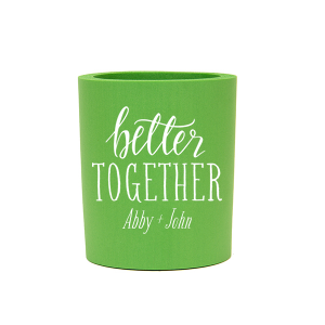 Celebrate the perfect pair with the Better Together Can Cooler. Bursting with vibrant energy, this design captures the joy of being together. Because life’s simply better when shared!