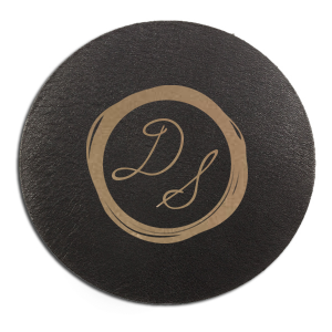 Add a touch of sophistication to your event with our reusable foil-printed drink coasters. Made from high-quality paper pulp, these coasters are designed to withstand multiple uses, making them a practical yet elegant addition to any social occasion. Their chic, modern monogram design is sure to impress guests and elevate your event's ambiance.