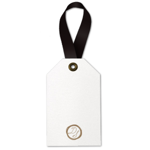 ForYourParty's elegant Stardream Crystal White Wine Gift Tag with Shiny Champagne Foil has a Wax Stamp graphic and is good for use in Frames themed parties and can be customized to complement every last detail of your party.