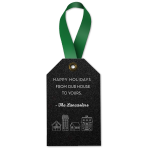 Personalized Stardream Jupiter Red Luggage Gift Tag with Matte White Foil has a Group House Outline graphic and is good for use in Home themed parties and can't be beat. Showcase your style in every detail of your party's theme!