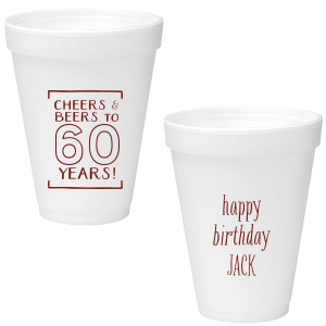 Celebrate birthdays in style with the Cheers & Beers Birthday Cup. This lively design brings together cheers, beers, and heartfelt wishes, making it the perfect way to honor the birthday person and toast to their special day.