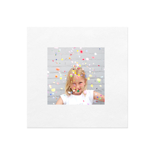 Our personalized White Borderless Custom Photo + Foil Cocktail Napkin with Satin Teal / Peacock Foil can be personalized to match your party's exact theme and tempo.