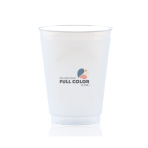 The Company Logo Photo Full Color Cup serves as a dynamic marketing tool and event accessory. Designed for clients to upload their vibrant, full-color company logos, this 16 oz. plastic cup transforms into a personalized branding instrument. Ideal for any corporate event, these cups ensure the company's logo remains prominent and memorable in the hands of guests, effectively combining functionality with marketing prowess.