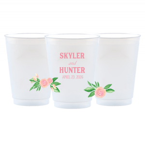 The ever-popular Matte Rouge Ink Custom Photo 16 oz Frost Flex Cup with Matte Rouge Ink Digital Print Colors can be customized to complement every last detail of your party.