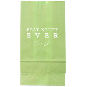Our beautiful custom Lime Popcorn Bag with Matte White Foil couldn't be more perfect. It's time to show off your impeccable taste.
