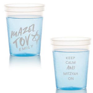 The ever-popular Clear to Blue 16 oz Color Changing Cup with Silver Ink Cup Ink Colors has a Painted Star graphic and is good for use in Jewish Symbols, Stars themed parties and will add that special attention to detail that cannot be overlooked.