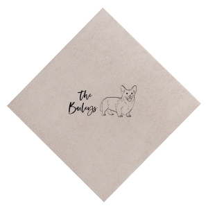 Corgi napkins are the perfect addition to your event! Pet themed party details are very popular, and this napkin is the perfect way to spark joy at your event. 