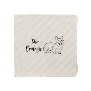 Corgi napkins are the perfect addition to your event! Pet themed party details are very popular, and this napkin is the perfect way to spark joy at your event. 