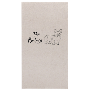 Corgi napkins are the perfect addition to your event! Pet themed party details are very popular, and this napkin is the perfect way to spark joy at your event. 