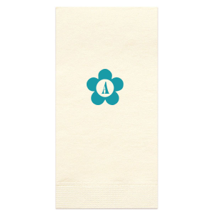 Boogie the night away with ForYourParty.com's 'Disco Night Floral Initial Napkin,' where '70s flair meets personalized charm. Each napkin is foil printed with a groovy retro flower, encasing a single initial, bringing a fun and bespoke twist to your disco-themed party or nostalgic event.