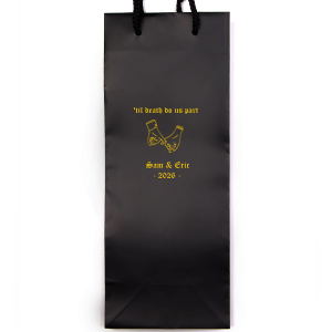 Where life begins and love never ends, Till Death Do Us Part. These high-quality bags will be a perfect decoration on your special day.