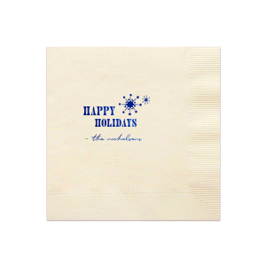 Decorate your home with the most-wanted season napkin this year. This Retro Snowflakes Napkin will bring the Christmas vibe for sure, your guests will agree! 
