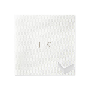 The unique napkin with your initials in a frame will be perfect gift for your loved ones. Make someone happy today!