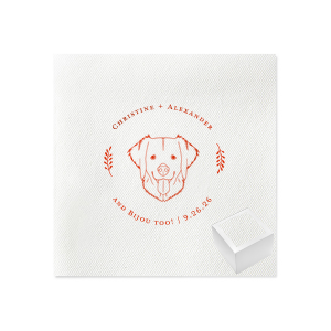 Our beautiful And the dog Leaf Frame Napkin is a great gift set for your next party. Bring that vibe and surprise everyone around!