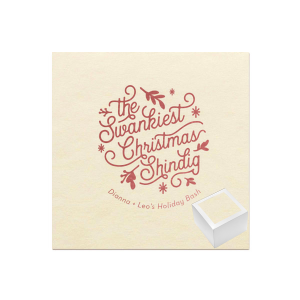 Prepare for an unforgettable gift for this season! This Swankiest Christmas Shindig Napkin Reception Set is the best choice for someone you really love!