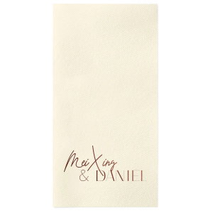 Enchant your guests with thoughtful custom party accessories from our White Lotus Wedding collection. 