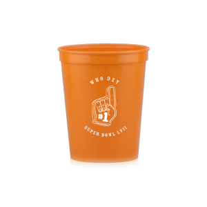 The unique Big Game Sports Cup will be a wonderful holder for your favorite drink this time. Bring this to your party and surprise your guests. Most important, it is reusable and shatterproof! 