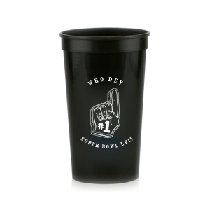 The unique Big Game Sports Cup will be a wonderful holder for your favorite drink this time. Bring this to your party and surprise your guests. Most important, it is reusable and shatterproof! 