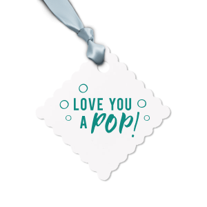 The ever-popular Peacock Scalloped Gift Tag with Matte Ivory Foil will add that special attention to detail that cannot be overlooked.