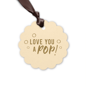 The ever-popular Peacock Scalloped Gift Tag with Matte Ivory Foil will add that special attention to detail that cannot be overlooked.