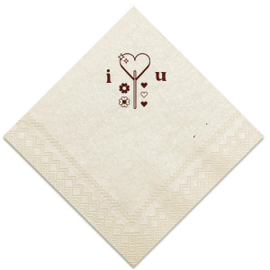 Celebrate your special day with your other half and a great good looking Valentine's Lollipop Napkin. It will definitely match your vibe! 