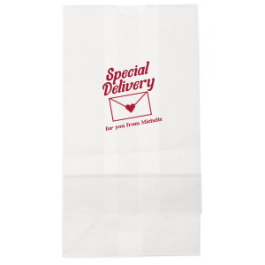 Get this cute bag for Valentine's this year. It has amazing Envelope graphics combined with your name on it. Surprise your loved ones, they will love it!