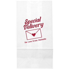 Get this cute bag for Valentine's this year. It has amazing Envelope graphics combined with your name on it. Surprise your loved ones, they will love it!