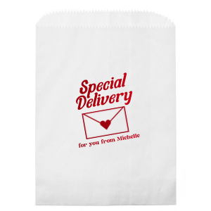 Get this cute bag for Valentine's this year. It has amazing Envelope graphics combined with your name on it. Surprise your loved ones, they will love it!