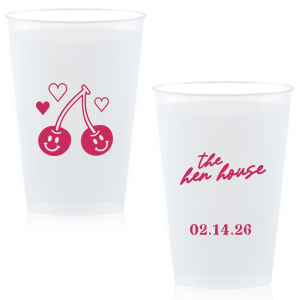 The ever-popular Valentine's Cherry Cup with cute graphics combined with your own name on it would be a perfect holder for your favorite drink. Decorate your home, it will look fabulous with your unique touch. Your guests will agree!