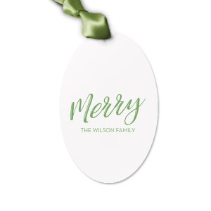 This letterpress gift tag is perfect for celebrating the holidays. Wrap your Christmas gifts with this custom gift tag. 