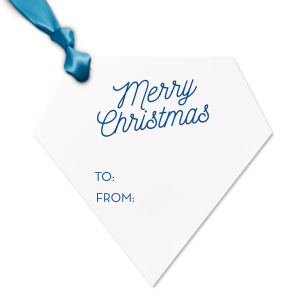 The must-have Letterpress Tag for your next present. It has wonderful graphics on it giving Christmas vibe. Celebrate your loved ones, they will love it! 
