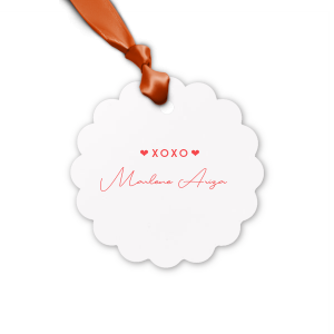 This customized Letterpress Tag with your name on it would look even better with a gift for your closest ones. Get it today and surprise someone, leave them speechless! 