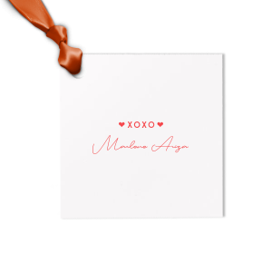 This customized Letterpress Tag with your name on it would look even better with a gift for your closest ones. Get it today and surprise someone, leave them speechless! 
