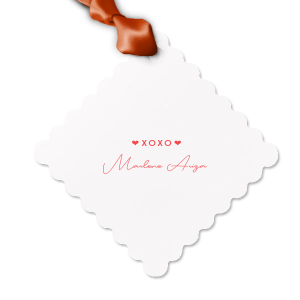 This customized Letterpress Tag with your name on it would look even better with a gift for your closest ones. Get it today and surprise someone, leave them speechless! 