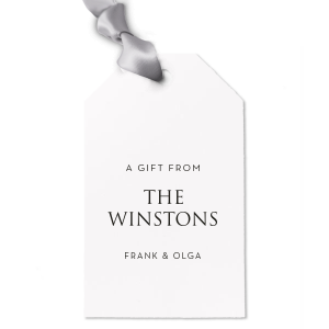 Add unique final touch to your gift with this amazing Gift Tag including your Family Name on it. It fits in every occasion and catch a lot of sights too! Surprise them in the best possible way! 
