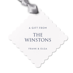 Add unique final touch to your gift with this amazing Gift Tag including your Family Name on it. It fits in every occasion and catch a lot of sights too! Surprise them in the best possible way! 