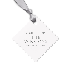 Add unique final touch to your gift with this amazing Gift Tag including your Family Name on it. It fits in every occasion and catch a lot of sights too! Surprise them in the best possible way! 