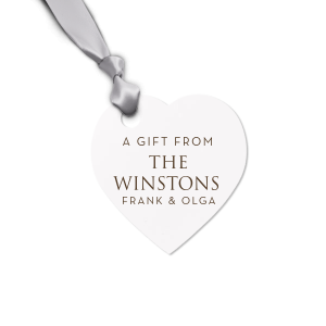 Add unique final touch to your gift with this amazing Gift Tag including your Family Name on it. It fits in every occasion and catch a lot of sights too! Surprise them in the best possible way! 