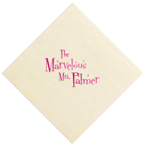 If you are planning a 50's themed birthday party or bachelorette, this napkin is an affordable way to bring home the theme!